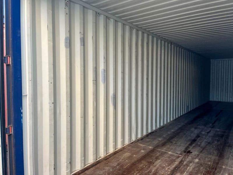 Contenedor marítimo 40' High Cube IICL5 – RAL 5013 detalle 11