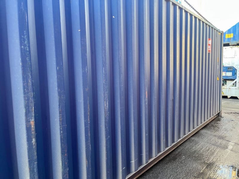 Contenedor marítimo 40' High Cube IICL5 – RAL 5013 detalle 3