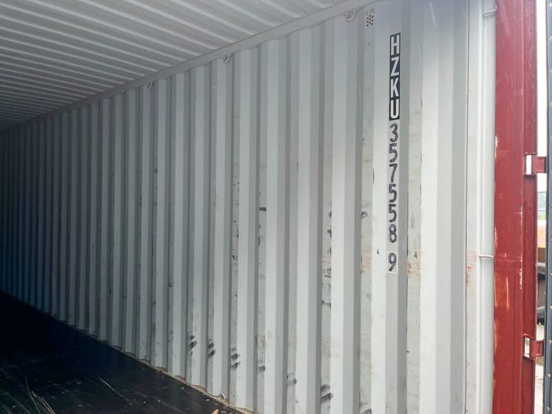 Contenedor marítimo 40' High Cube IICL5 – Ideal para casa móvil – RAL 8004 detalle 8