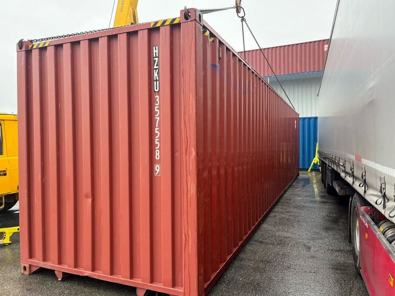 Contenedor marítimo 40' High Cube IICL5 – Ideal para casa móvil – RAL 8004 detalle 7