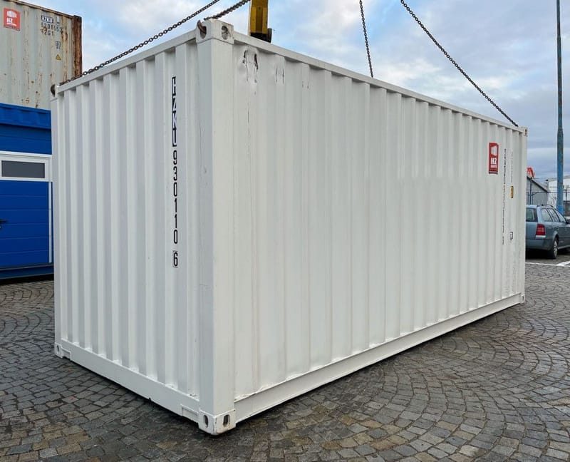 Contenedor isotérmico de 20 pies – RAL 7035 detalle 2