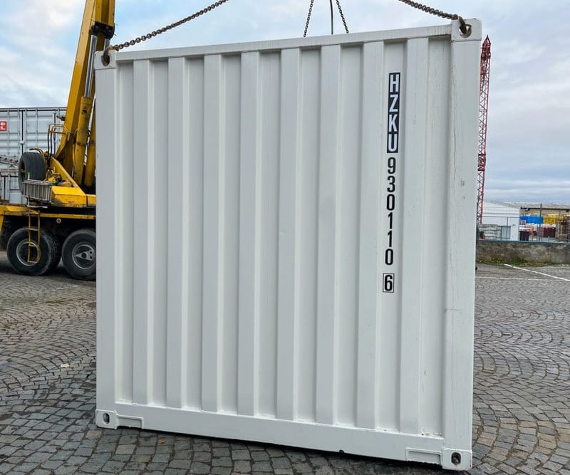 Contenedor isotérmico de 20 pies – RAL 7035 detalle 3