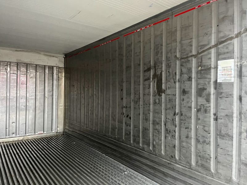 Contenedor marítimo usado 20' High Cube aislado – Cargo Worthy (CW) detalle 10
