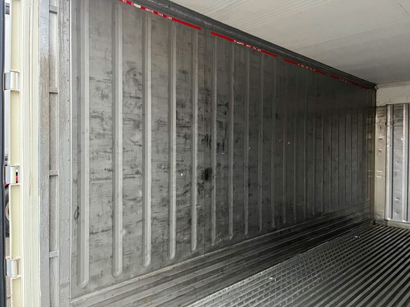 Contenedor marítimo usado 20' High Cube aislado – Cargo Worthy (CW) detalle 11