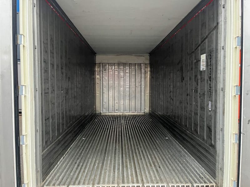 Contenedor marítimo usado 20' High Cube aislado – Cargo Worthy (CW) detalle 12