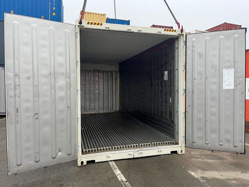 Contenedor marítimo usado 20' High Cube aislado – Cargo Worthy (CW) detalle 13