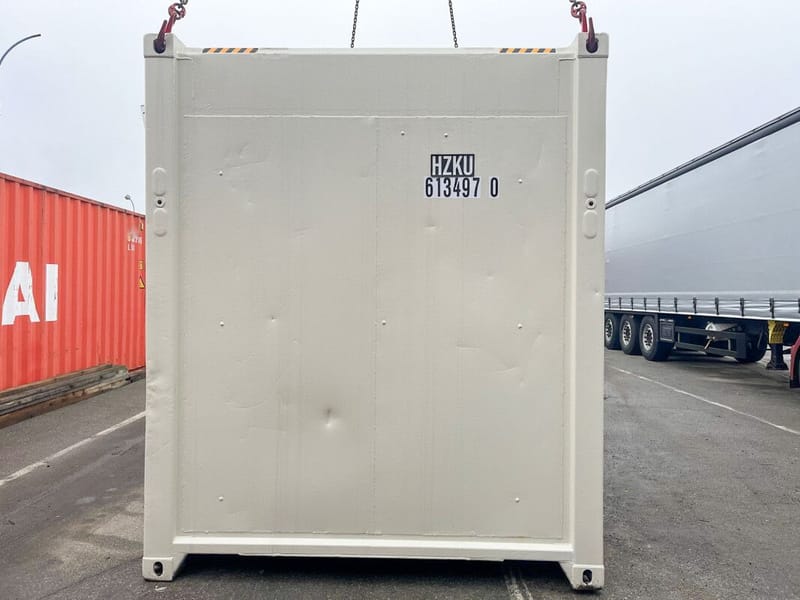 Contenedor marítimo usado 20' High Cube aislado – Cargo Worthy (CW) detalle 4