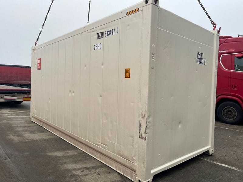 Contenedor marítimo usado 20' High Cube aislado – Cargo Worthy (CW) detalle 5