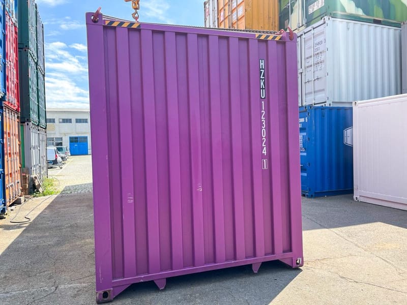 Contenedor marítimo 40' High Cube IICL 5 – Violeta detalle 5