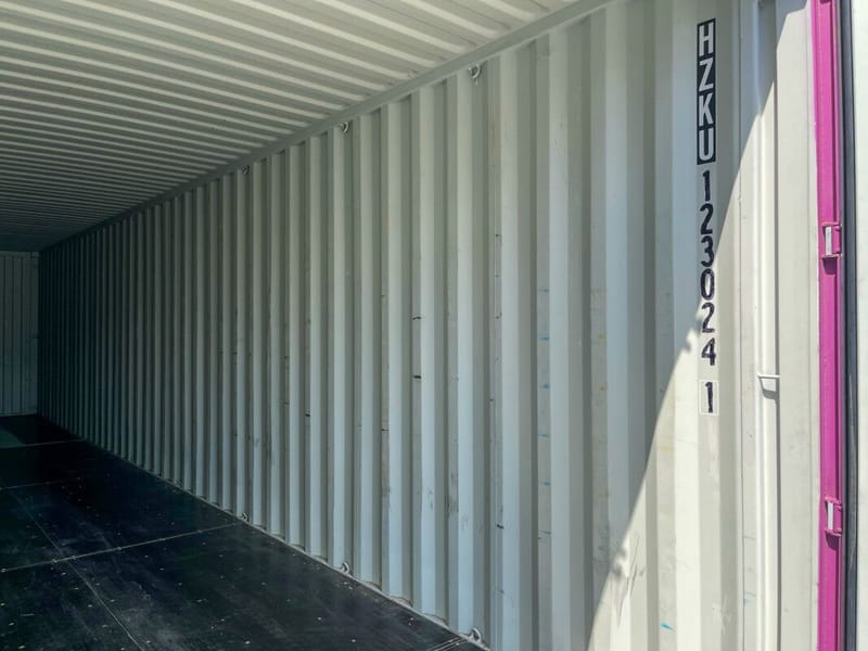 Contenedor marítimo 40' High Cube IICL 5 – Violeta detalle 7