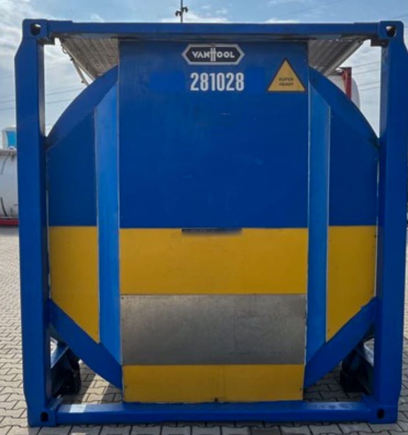 Contenedor cisterna marítimo de 20 pies – Segunda mano detalle 2