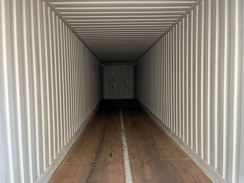 Contenedor marítimo 45' High Cube Pallet Wide – RAL 5010 detalle 11