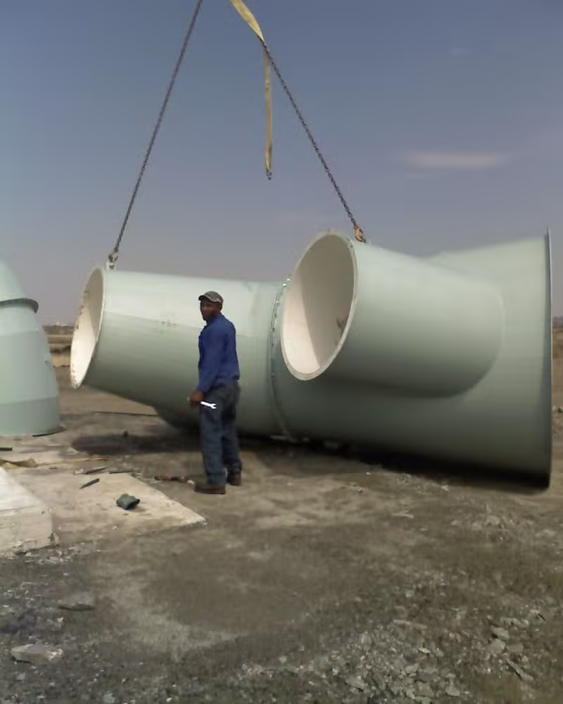 Lonmin K4 Mine Vent Shaft Staircase Installment And vent Ducting's 2012 - Photo 10