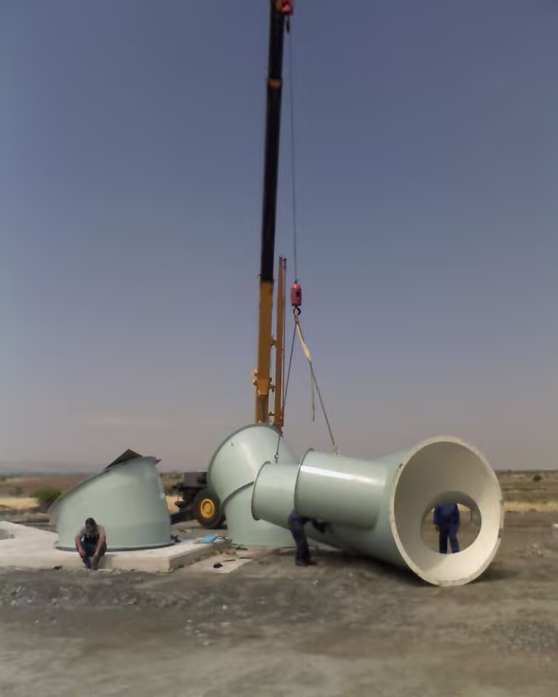 Lonmin K4 Mine Vent Shaft Staircase Installment And vent Ducting's 2012 - Photo 11