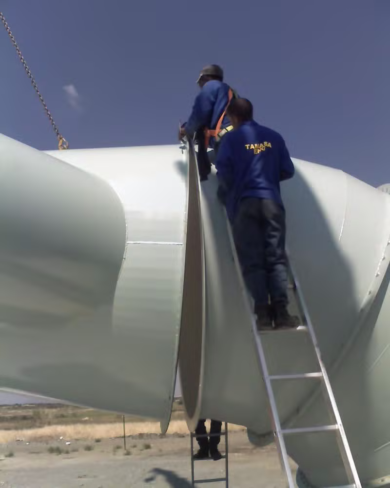 Lonmin K4 Mine Vent Shaft Staircase Installment And vent Ducting's 2012 - Photo 20