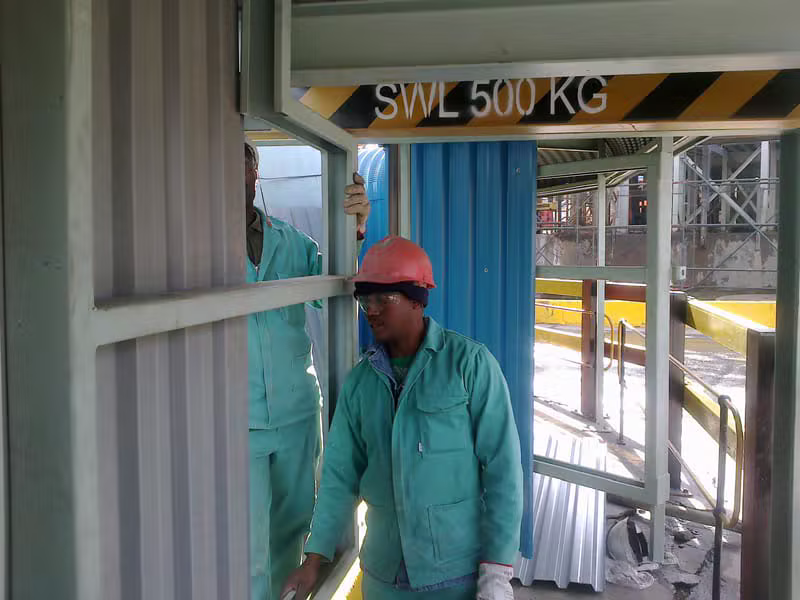 Lonmin Smelter Plant New Walk Way installation - Photo 2