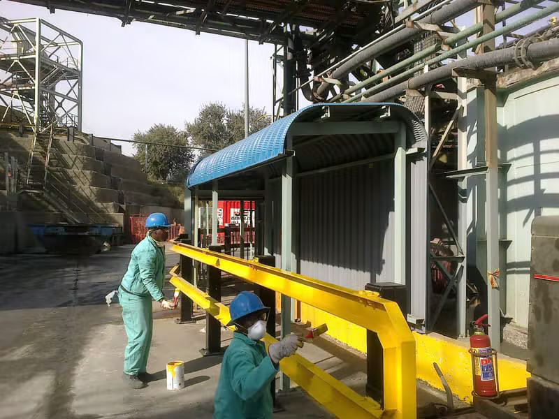 Lonmin Smelter Plant New Walk Way installation - Photo 4