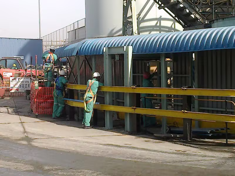 Lonmin Smelter Plant New Walk Way installation - Photo 7