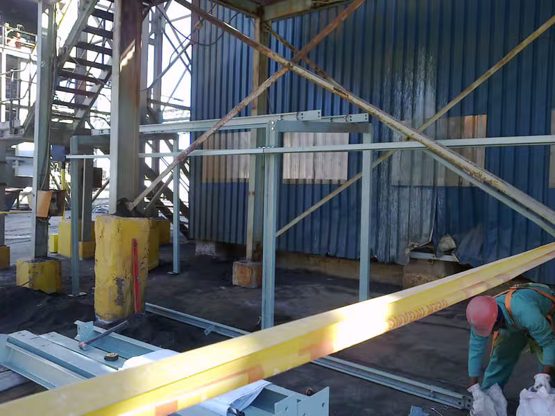 Lonmin Smelter Plant New Walk Way installation - Photo 19