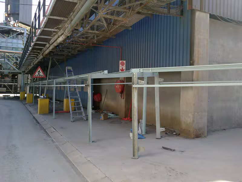 Lonmin Smelter Plant New Walk Way installation - Photo 22