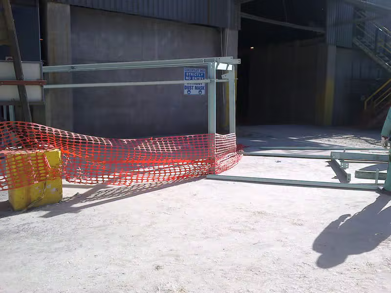 Lonmin Smelter Plant New Walk Way installation - Photo 23