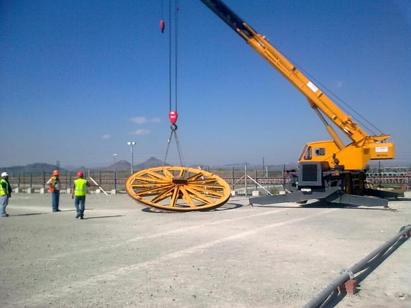 Lonmin Shatf 16 Change Headgear Sheaves Wheels - Photo 4