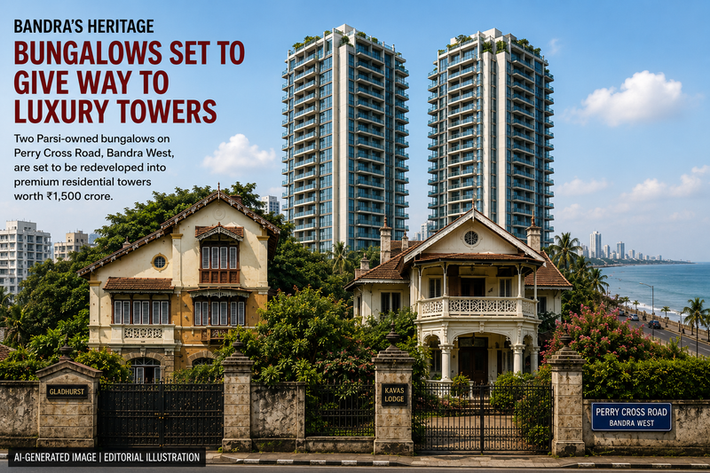 Bandra’s Parsi Bungalows Set to Give Way to Luxury Towers