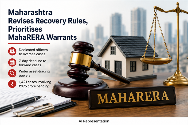 Maharashtra Revises Recovery Rules, Gives MahaRERA Warrants Priority