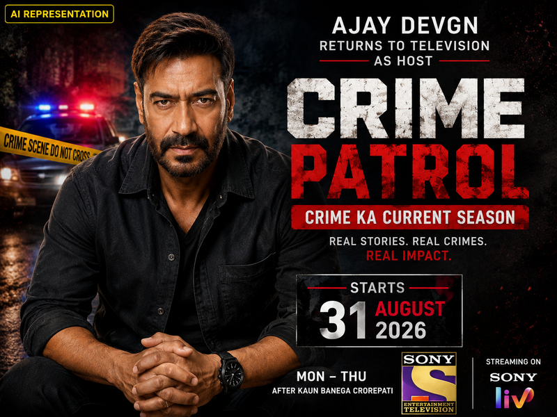Ajay Devgn to Host New Season of Crime Patrol