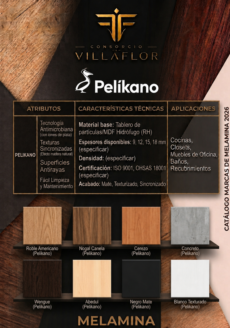 CATALOGO MELAMINA - PELIKANO