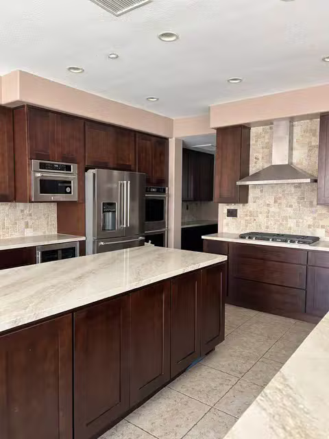 Kitchen remodeling project by EC Construction Inc.