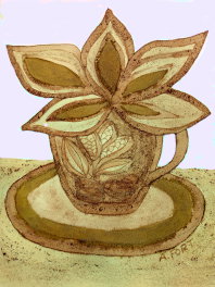 Pintura con acuarelas, dibujo y tintes naturales