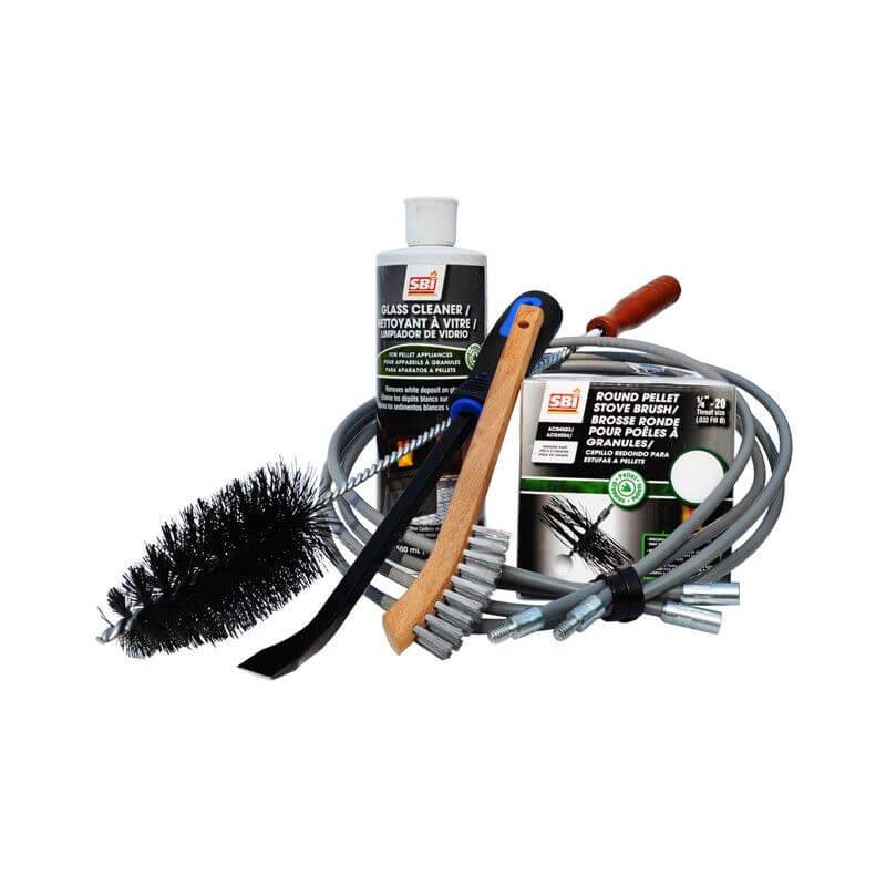 Kit de nettoyage SBI 3" pour poêles à pellets