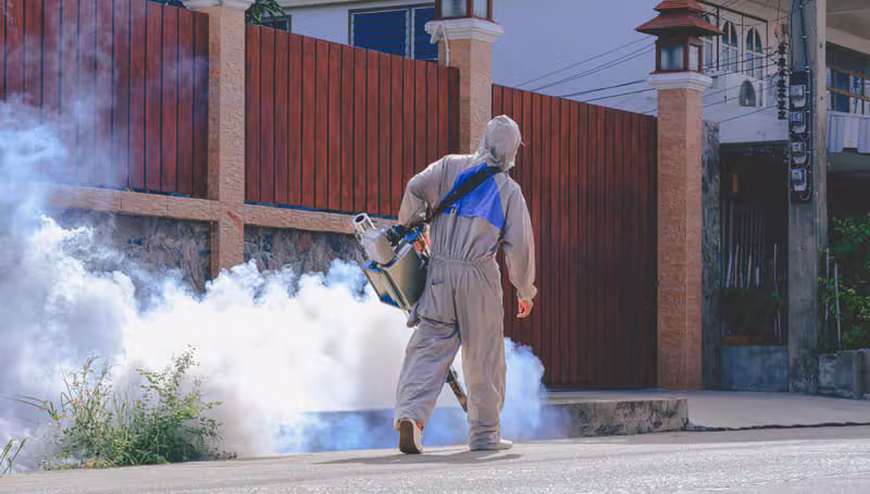 عمليات مكافحة الحشرات وتركيب طارد الحمام