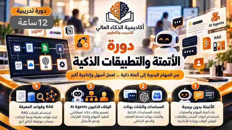 دورة الأتمتة والتطبيقات الذكية