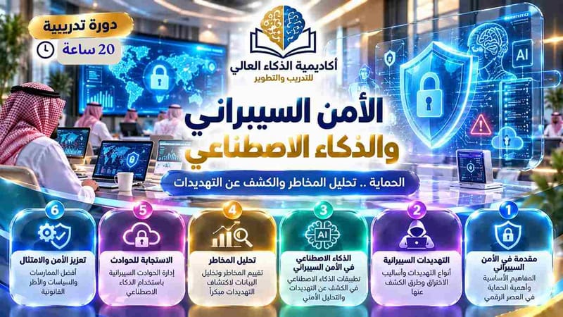 دورة الأمن السيبراني والذكاء الاصطناعي