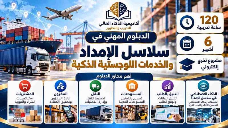 دبلوم سلاسل الإمداد والخدمات اللوجستية الذكية