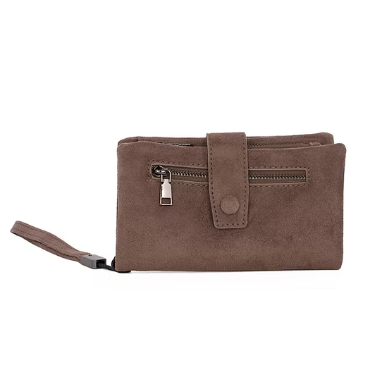 DE RAGGI Suede Wristlet – Γυναικείο Πορτοφόλι Χειρός