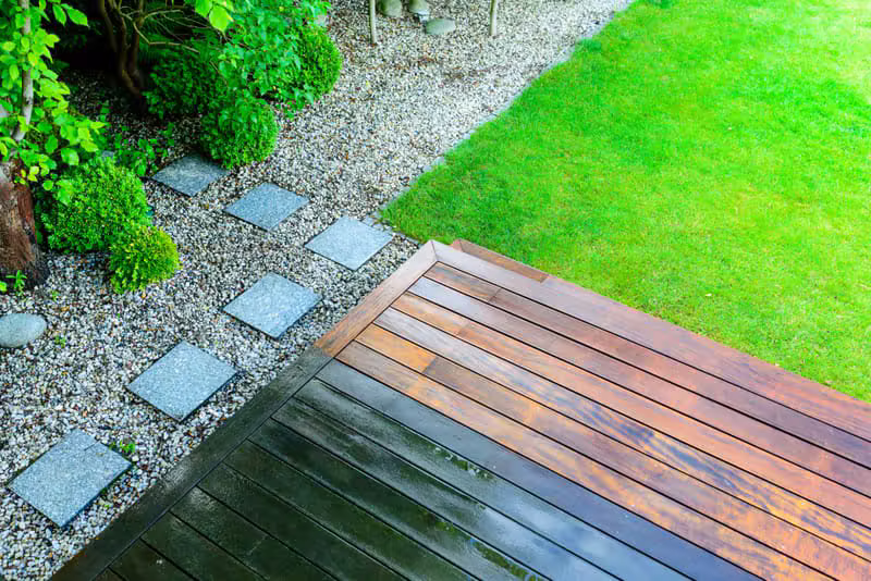 Restored deck