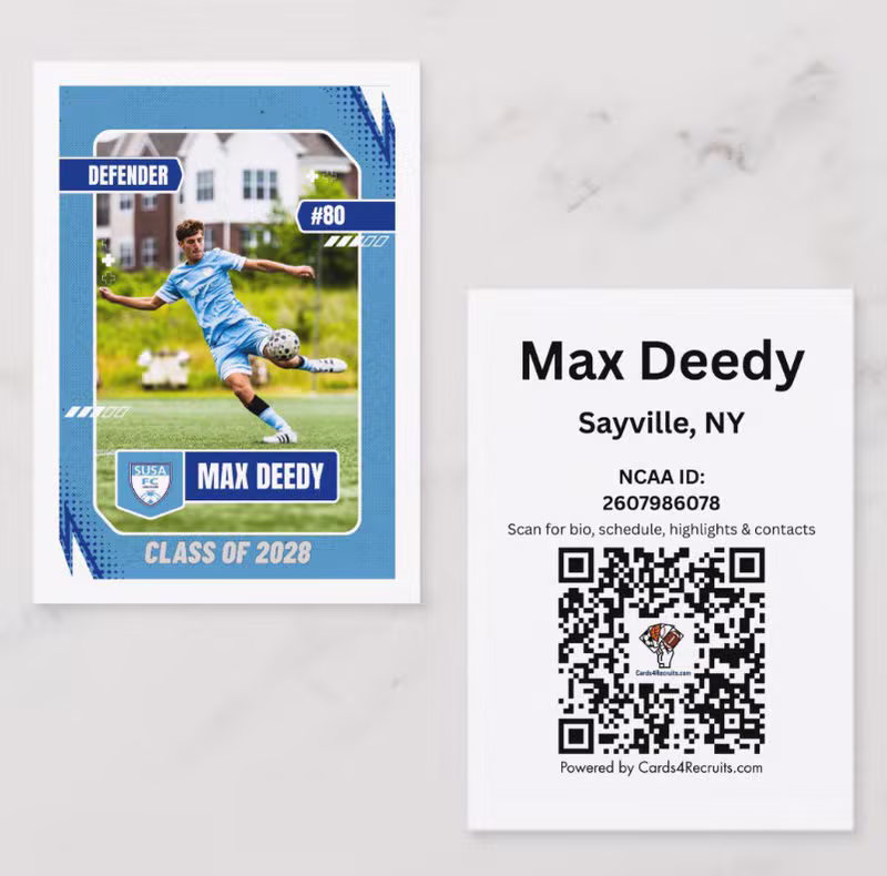 Max Deedy — Cards4Recruits trading card