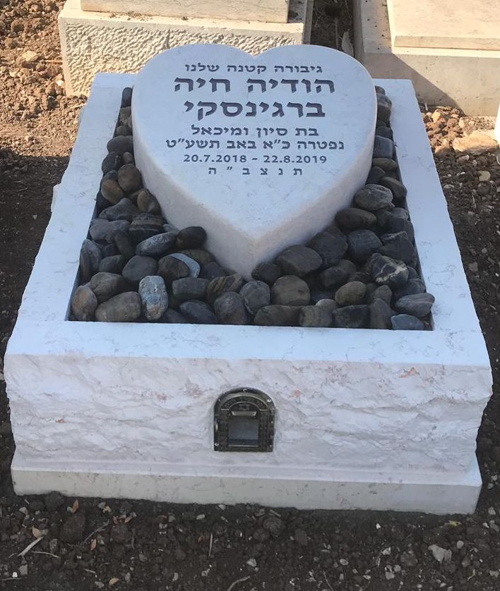 חצי מצבה מעוצבת בעיצוב מיוחד ליחידה