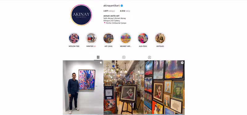 Akınay Antik Art Instagram Profil