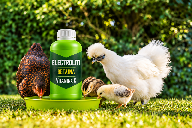 Electroliți, vitamina C și betaină