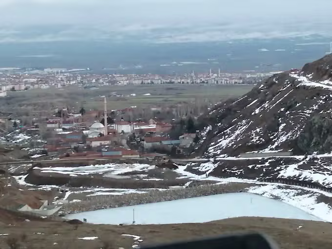 Köyümüzden Kış Manzarası