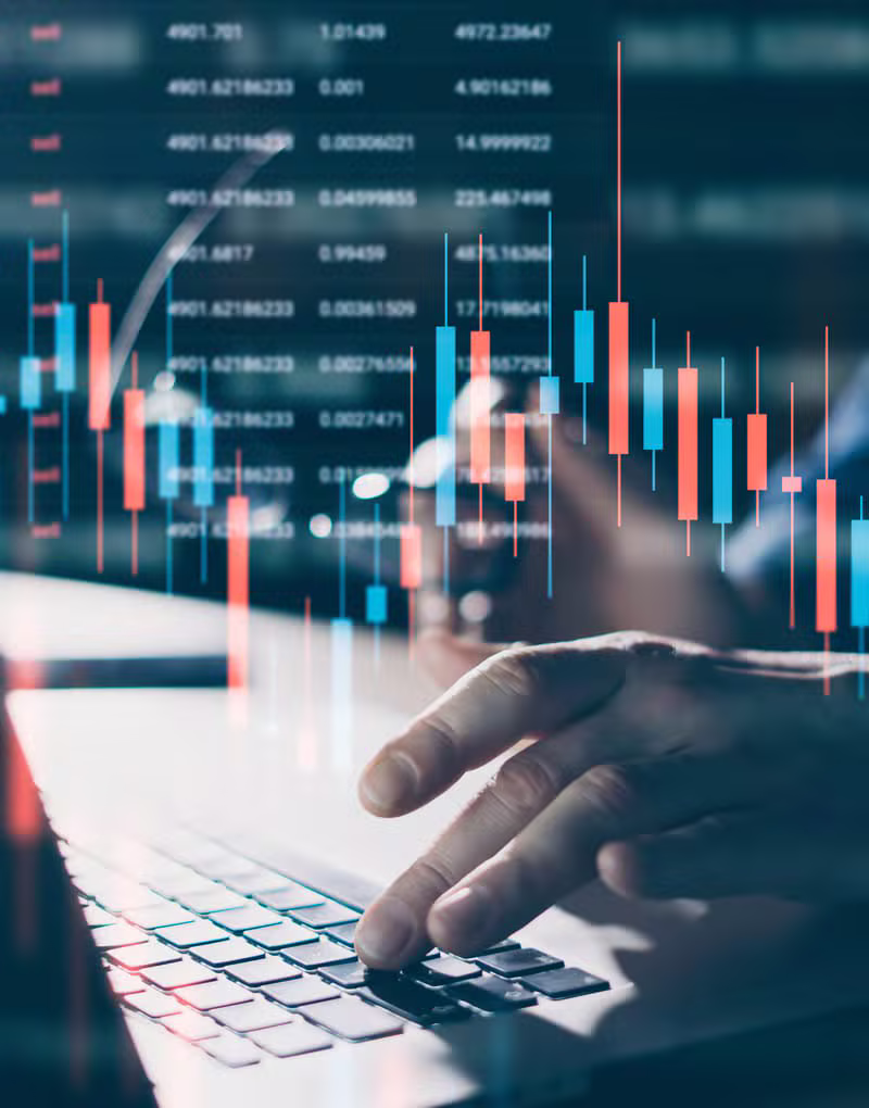Plateforme de trading et graphiques financiers
