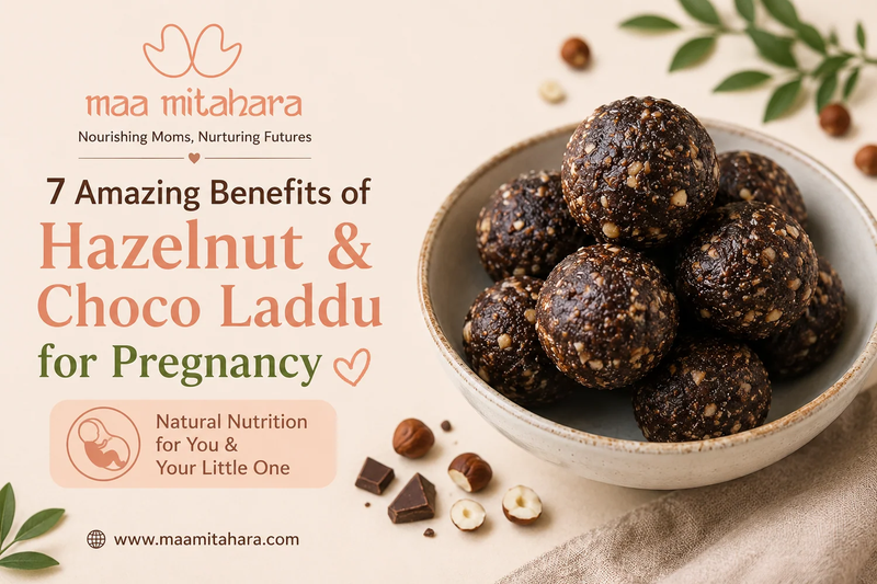 Hazelnut and Choco Laddu for Pregnancy