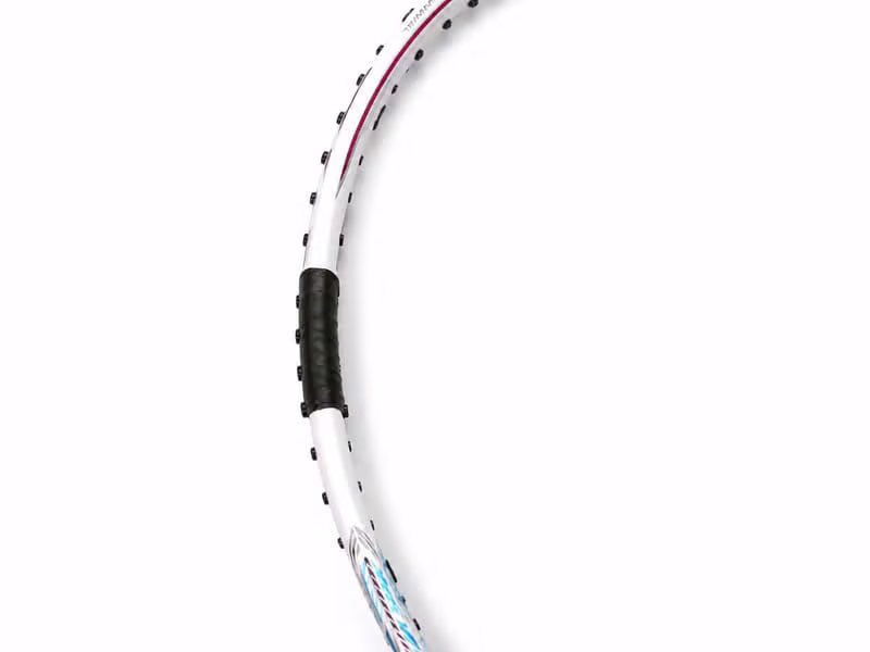 Repaired carbon fiber badminton racket frame