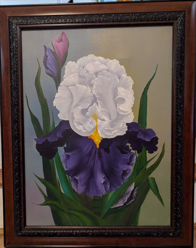 Oil Painting of flowers