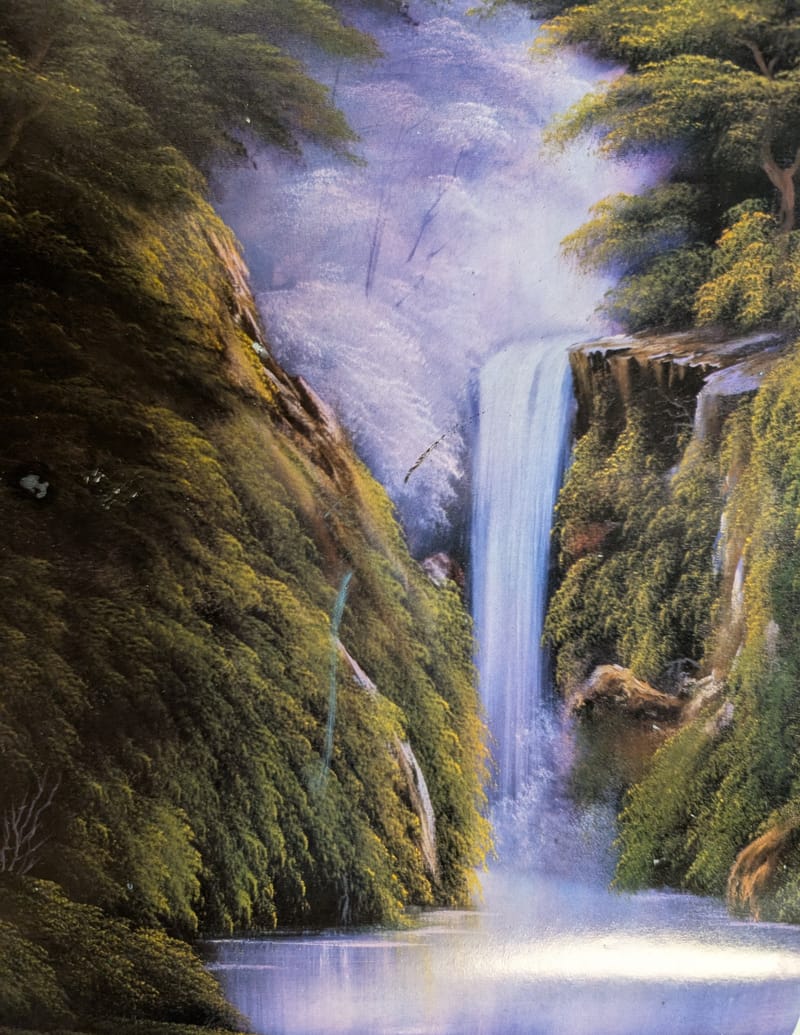 PURPLE WATERFALL