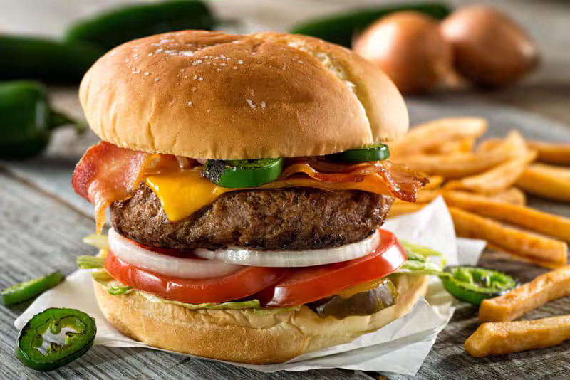 Spicy Inferno Burger